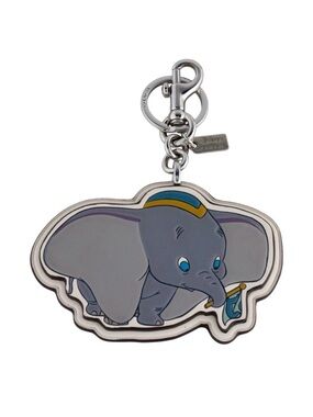 Coach x Disney Dumbo Leather Charm Key Ring - Limited Edition